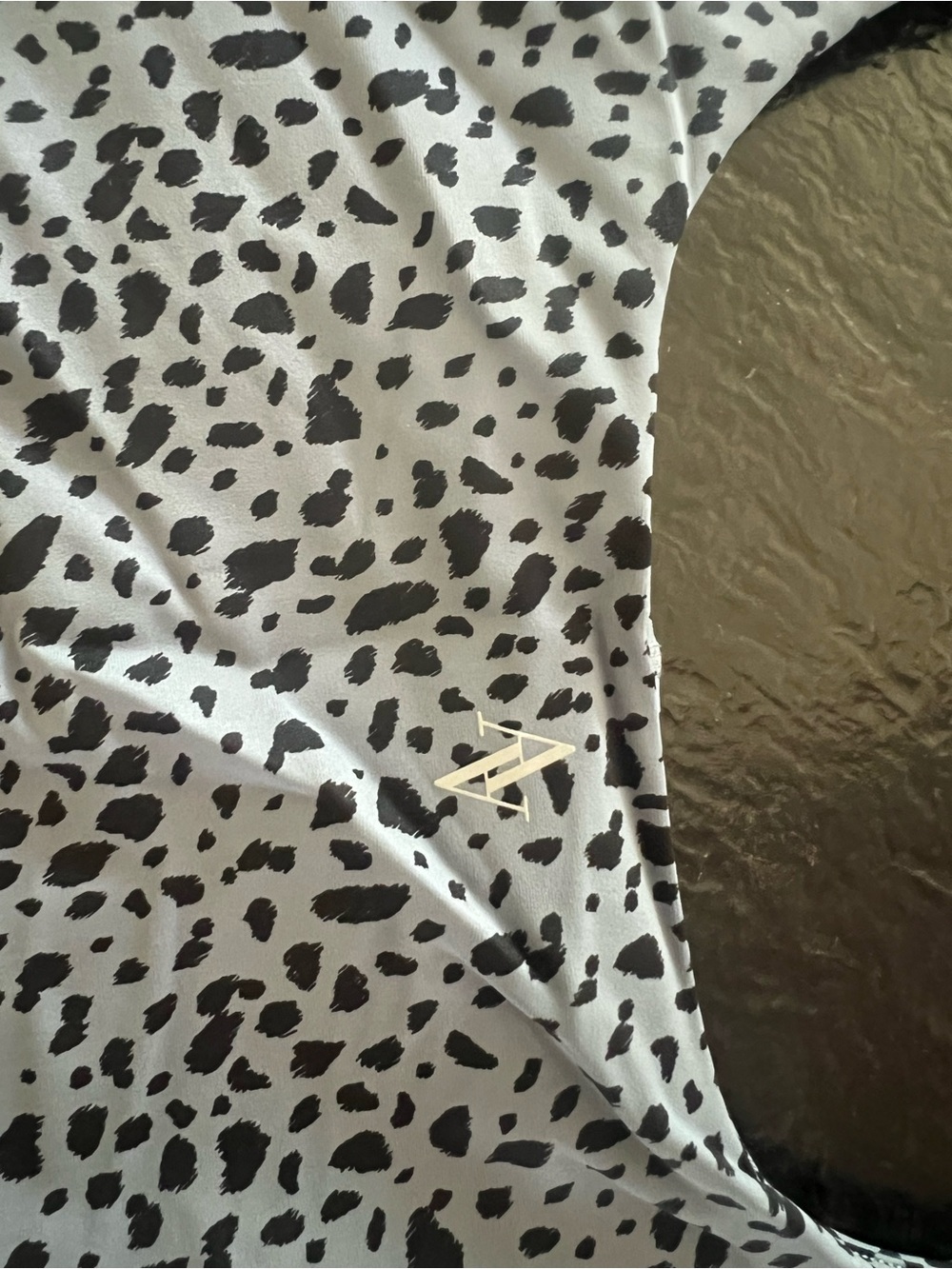 All Access NYC blue and black tessoro Print Leggings Set - Picture 4 of 9